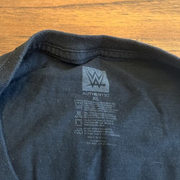 Men’s Sz XL Black W Network Crew Tshirt TCG Event 2019 Wrestle Fancore Collector - Picture 5 of 5